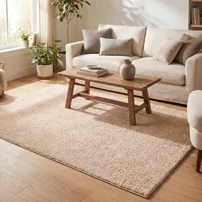 Image de Volero - Tapis à poils longs - Lofty Beige - 120x170 cm
