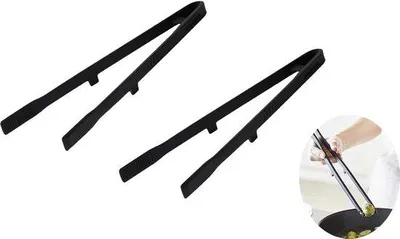 Imagen del producto de Juego de utensilios para parrilla – Ideal para barbacoas y ensaladas – 26,5 x 8 x 1,5 cm – Para uso en exteriores y para cocinar – Color