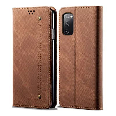 Obrázek produktu pro Galaxy S20 FE Pouzdro, Kožené Peněženkové Pouzdro s Magnetickým Uzavíráním a Pouzdro s Funkcí Stojánku pro Samsung Galaxy S20 FE Hnědý
