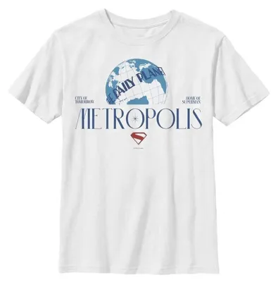 Produktbild von Superman - "Metropolis" T-Shirt für Herren/Damen Uni TV35329 (S) (Weiß)