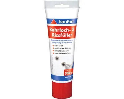 Immagine prodotto di Stucco Baufan per fori e fessure bianco 350g 101421