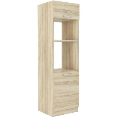 Produktbild von Ofensäulenschrank mit 2 Flügeltüren – Sonoma-Eiche – 60 x 57 x 210 cm – LASSEN