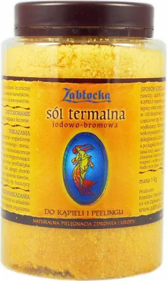 Zdjęcie produktu dla Termalna sól bromkowo-jodkowa do kąpieli, peelingu, inhalacji, do okładów, 1kg