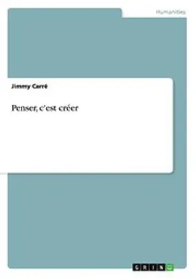 Produktbild von Penser, c'est créer