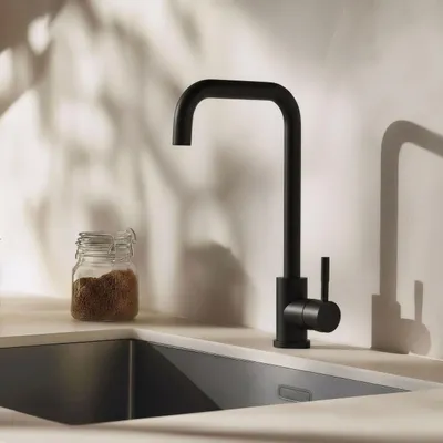 Obrázek produktu pro Kuchyňská baterie matně černá, model PS8010-10, řada Pure.Sink