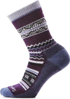 Produktbild von Smartwool Unisex Snowed In Sweater Crew Alltagssocken Chalkviolet 38-41