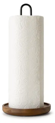 Zdjęcie produktu dla Uchwyt na rolkę papieru kuchennego CONTINENTA, akacja Ø14x31,6 cm 4825 4017167482507