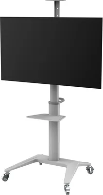 Produktbild von conecto LM-FS02NW Professional TV-Ständer Standfuß für Flachbildschirm LCD LED Plasma höhenverstellbar 37-70 Zoll (94-178 cm, bis 70 kg Tragkraft) max. VESA 600x400mm, Aluminium, weiß