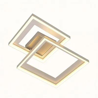 Produktbild von LED Deckenleuchte, Metall, dimmbar, Timer, CCT, L 56,8 cm