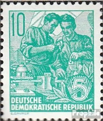 Produktbild von Briefmarken DDR 1953 Mi 409Y I , stehendes Wasserzeichen postfrisch Fünfjahresplan