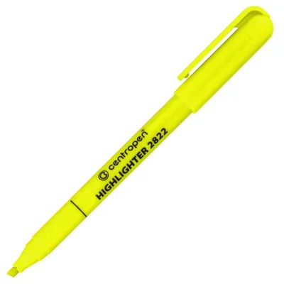 Obrázek produktu pro Centropen zvýrazňovač 2822 žlutý