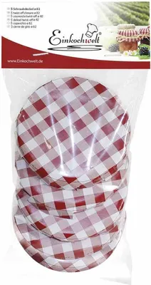 Produktbild von Einkochwelt 18230, Rot, Weiß, Dose, Metall, 8,2 cm, 5 Stück(e)