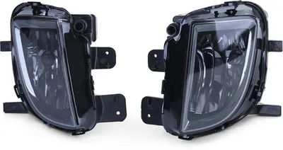 Zdjęcie produktu dla Światła przeciwmgielne przezroczyste czarne do VW Golf VI 6 GTI GTD 2008-2011