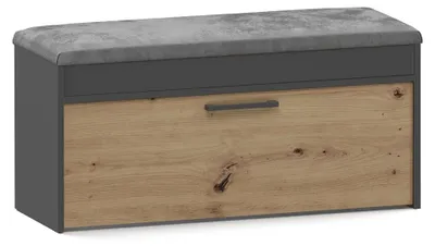 Obrázek produktu pro Botník PARMA Antracit + dub artisan