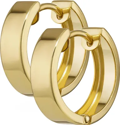 Produktbild von Paar 333 Gelbgold Klappcreolen Ohrringen 15 X 3,9mm Glänzend Quadratisch 4747