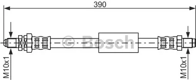 Produktbild von Bosch Bremsschlauch  1 987 476 840