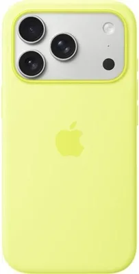 Produktbild von Silikonhülle mit MagSafe für APPLE iPhone 17 Pro, Neon Gelb
