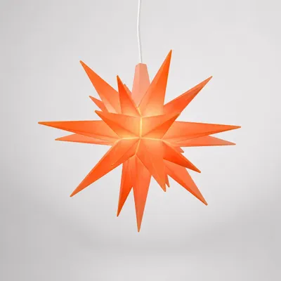 Produktbild von Herrnhuter Stern Sonderedition 2026 - Miniaturstern apricot - 8cm - indoor - inkl. 3m Kabel - kein Netzteil enthalten
