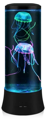 Productafbeelding van kwallenlamp, 38 cm LED lavalamp met kleurverandering