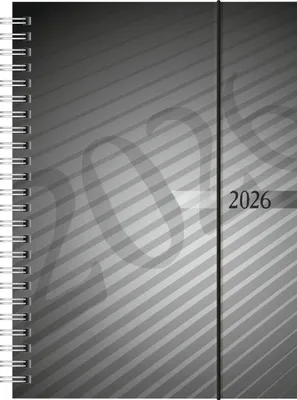 A close-up of a planner cover with the year 2026 prominently displayed.