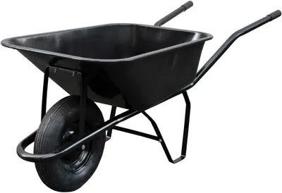 Produktbild von bau-Schubkarre 80l, aufblasbar, Tragfähigkeit 100kg