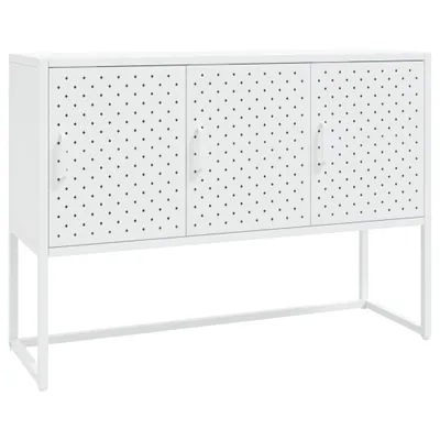 Obrázok produktu pre Komoda biela 105x35x75 cm oceľ