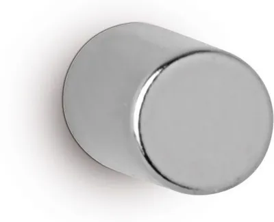 Image de MAUL Aimant rond 10 pièces 1,1 kg Acier Métal Néodyme magnétique Ø 0,5 x 0,5 cm argenté