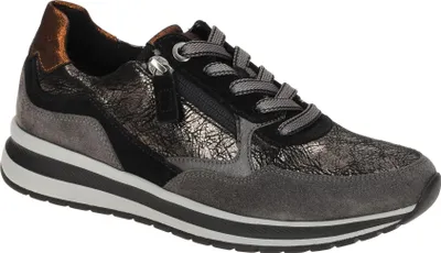 Produktbild von Gabor 76.318 Damenschuhe - Halbschuhe - Sneaker grau Freizeit NEU
