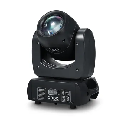 Zdjęcie produktu dla Ruchoma belka oświetleniowa LED, 120 W, światło sceniczne z 8 GOBO, 8 kolorów, 18 pryzmatów, światła obrotowe, DMX12, aktywowane dźwiękiem tryby automatycznego sterowania dla KTV, baru, dyskoteki, imprezy weselnej, pokazu na żywo