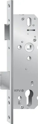 Produktbild von KFV Rohrrahmenschloss 49PZW, DM 40mm, Entfernung 92mm, Stulp 245x24x3mm verzinkt