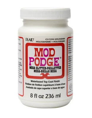 Produktbild von Mod Podge Mega Glitter - Hologramm - Kleber / Versiegelung / Lack 236ml