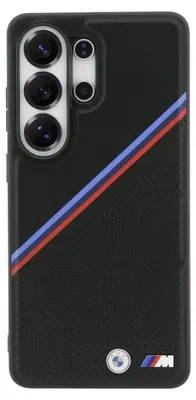 Produktbild von Handyhülle für Galaxy S26 Ultra, BMW M Tricolor Metal Logo mit MagSafe, Schwarz