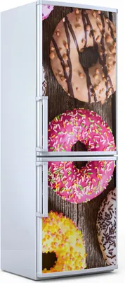 Produktbild von Magnete Dekorative - 60 cm x 180 cm - Küche Magnetmatte Kühlschrankmagnete - Donuts Mit Schokolade