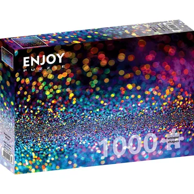 Obrázok produktu pre Puzzle 1000 dielov Enjoy – Viacfarebné s trblietkami