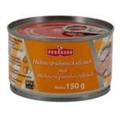 Podravka Hühnerfrühstücksfleisch 150 g – Zarte Geflügelkonserve mit Sojaeiweiß