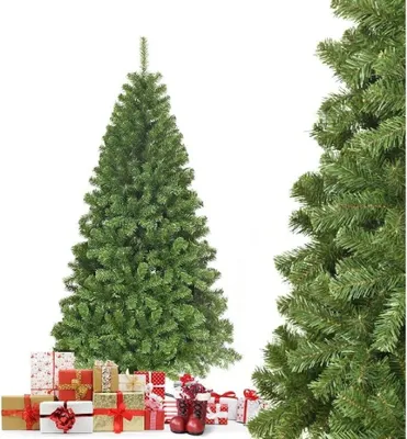 Immagine prodotto di Albero di Natale artificiale, abete con supporto in metallo, albero di Natale 928 suggerimenti