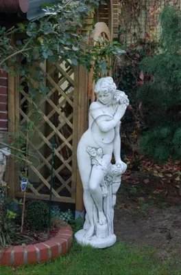 Image de Figure romaine Statue Pierre tombale Figures Statues Sculptures Jardin 347