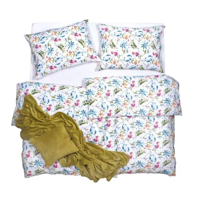 Obrázek produktu pro SCANquilt povlečení KREP multi pestrá 100% bavlna 140 x 200/70 x 90 cm