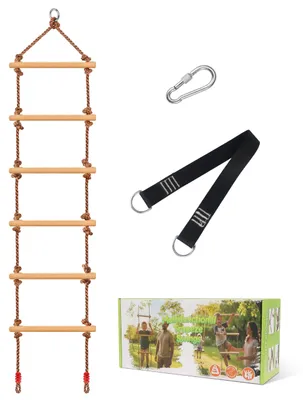 Immagine prodotto di Scala in legno per bambini, con gradini