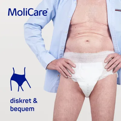 Produktbild von MoliCare Premium Mobile Einweghose, für Inkontinenz, Gr. M (80-120 cm), 14 Stück