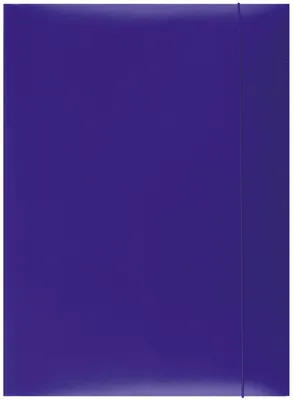Produktbild von OFFICE PRODUCTS 21191141-01 Gummizugmappe Karton 350 g/qm A4 mit Gummizug blau