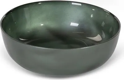 Obrázek produktu pro Dekorativní skleněná mísa NIKOL 21X21X7 zelená