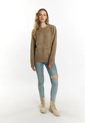 Immagine prodotto di SAPORTA, maglione da donna, color marrone mélange, taglia M/L