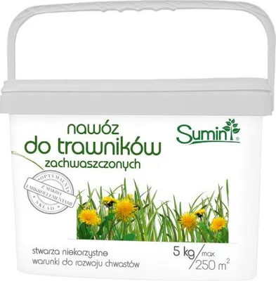 Zdjęcie produktu dla Nawóz do trawników zachwaszczonych SUMIN 5kg