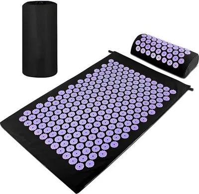 Produktbild von PolkaHome® Akupressurmatte und Kissen-Set zur Schmerzlinderung und Entspannung
