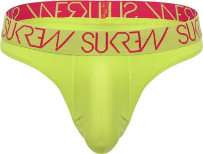 Produktbild von SUKREW - Herren Thongs Unterwäsche - Classic Thong Lime - 1x Größe S