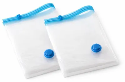 Vakuumbeutel 2er-Pack 100x70 cm XXL – platzsparend, wiederverwendbar