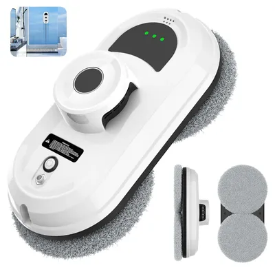 Produktbild von Fensterputzroboter - 5600 Pa - Automatische Wassersprühfunktion - Elektrischer Fensterwischer - 220–240 V