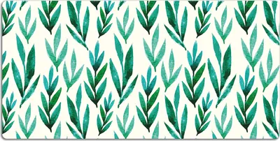 Produktbild von Schreibtischmatte Tischunterlage 100x50 cm Mauspad - Grüne Blätter