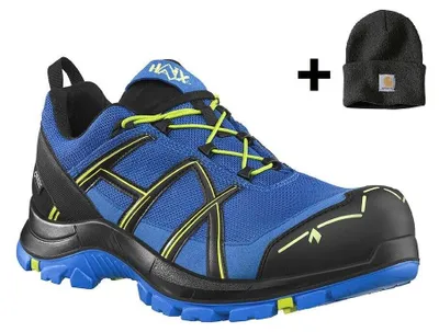 Zdjęcie produktu dla HAIX niskie buty ochronne Safety 40 LOW ESD GTX blue-citrus S3 rozmiar 41 (Uk 7,5), poziom ochrony:S3, rozmiar:47 (UK 12), kolor:blue-citrus, szerokość:11
